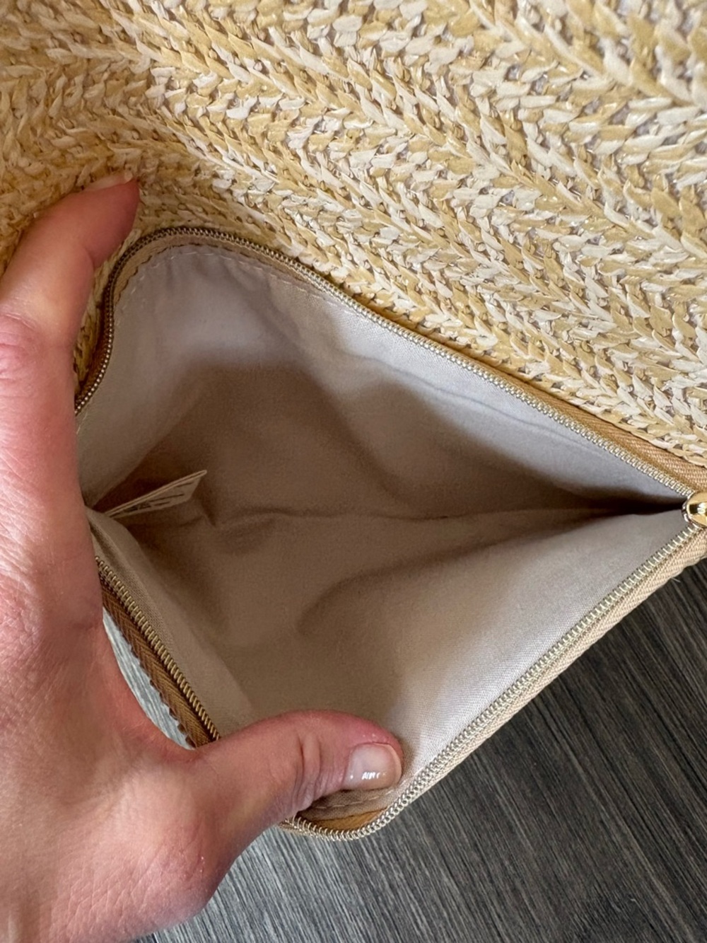 Dior Raffia Clutch Bag - Picture 7 of 8